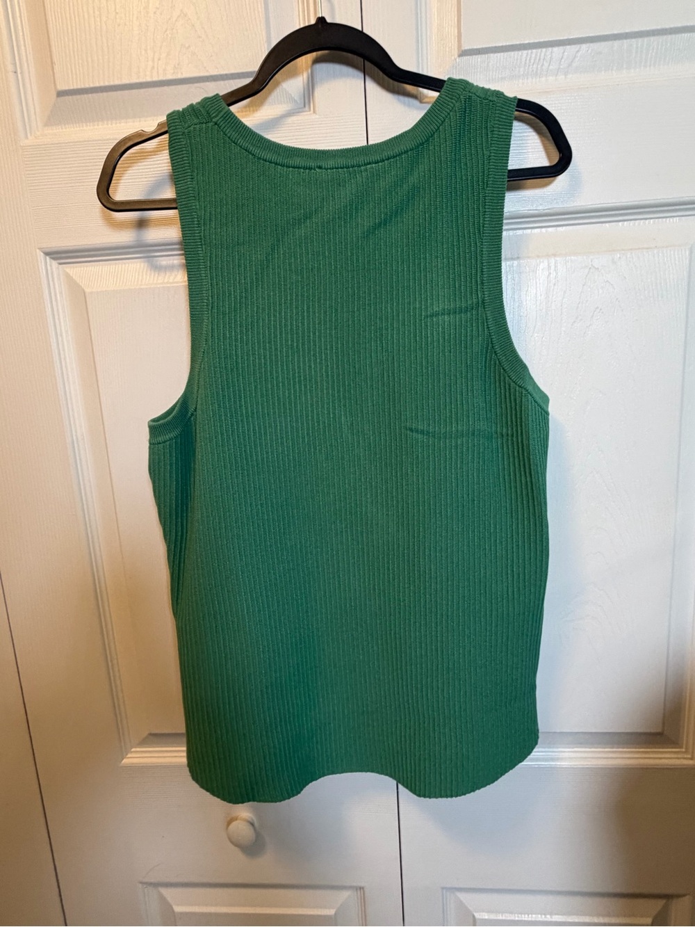 Another Love Green Ribbed Sleeveless Sweater Tank Top XL NWT - Picture 5 of 6